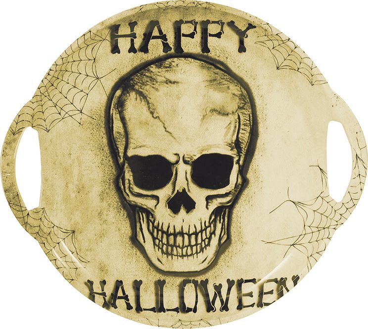 Halloween Skull Dienblad met Handvaten