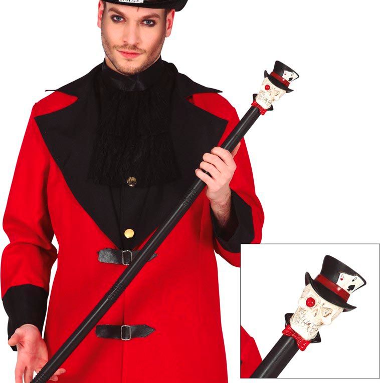 Halloween Skull Joker Wandelstok