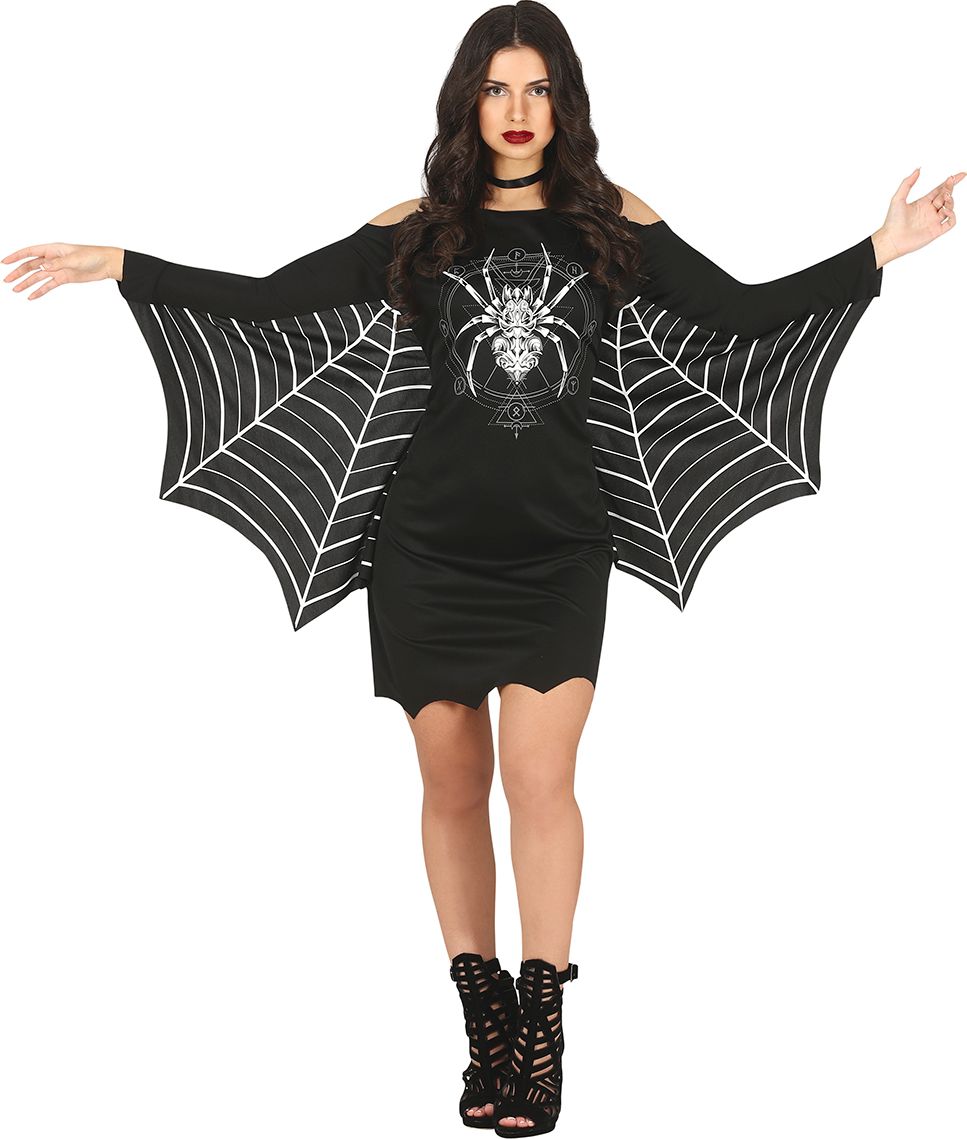 Halloween Spinnen Jurkje Vrouw