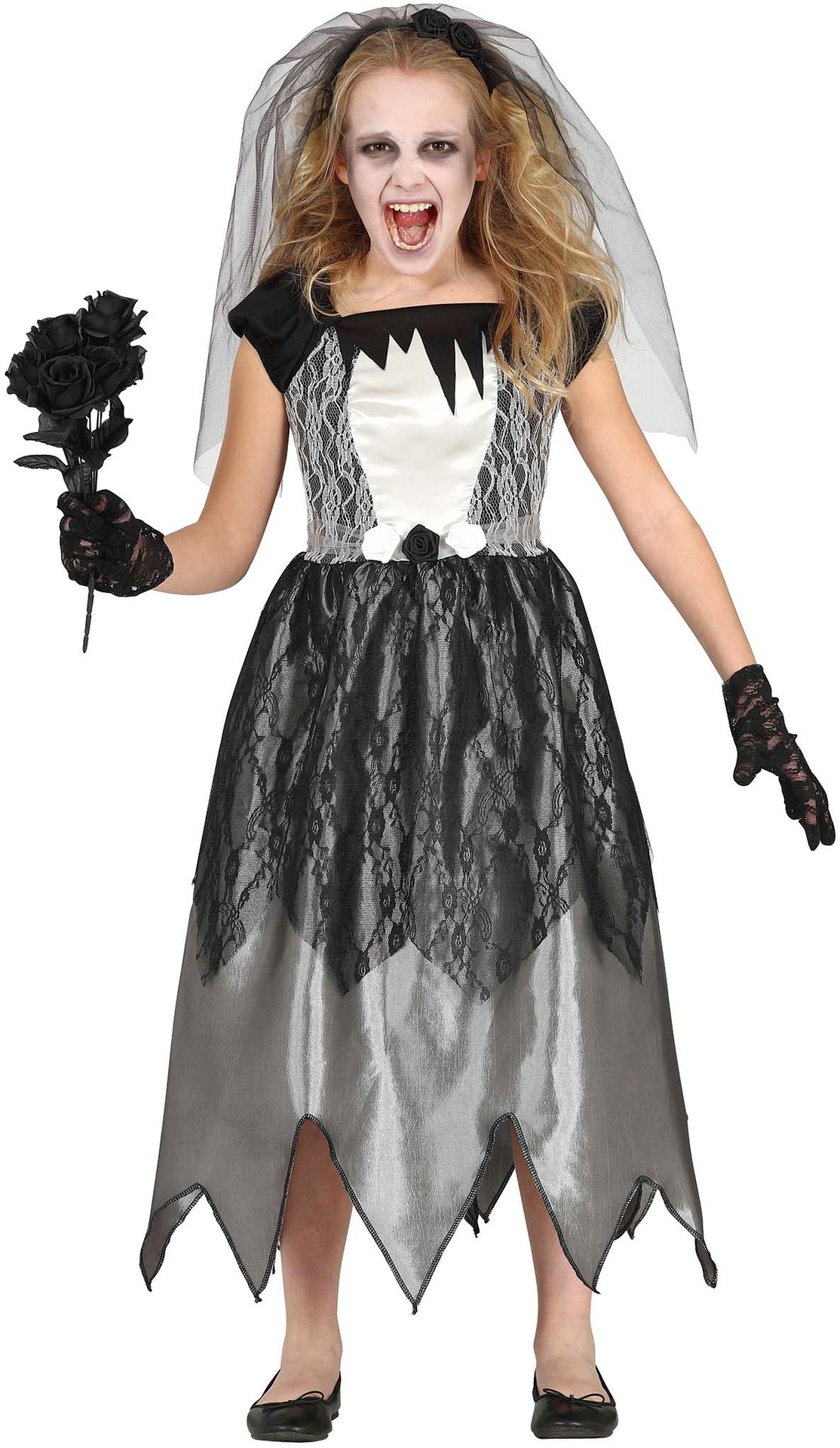 Halloween spook bruidsjurk meisje