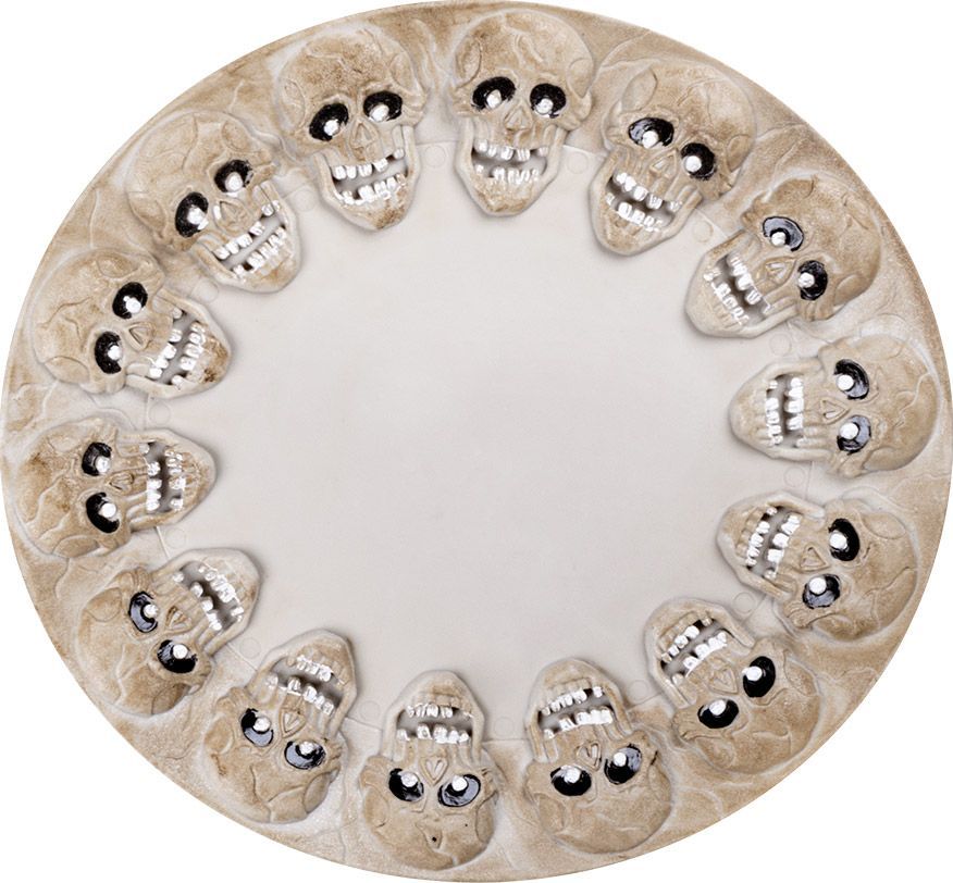 Halloween Thema Party Schedels Dienblad