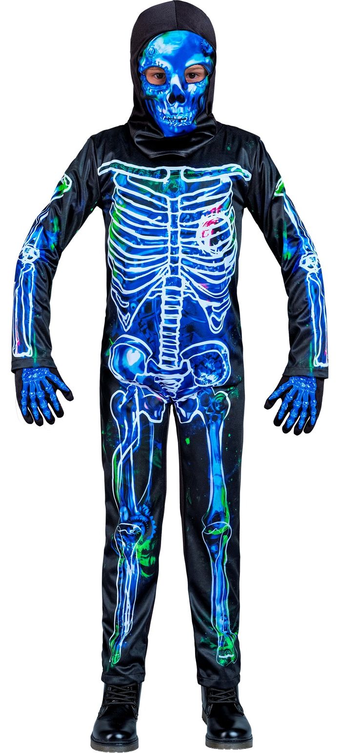 Halloween toxic skelet kostuum kind