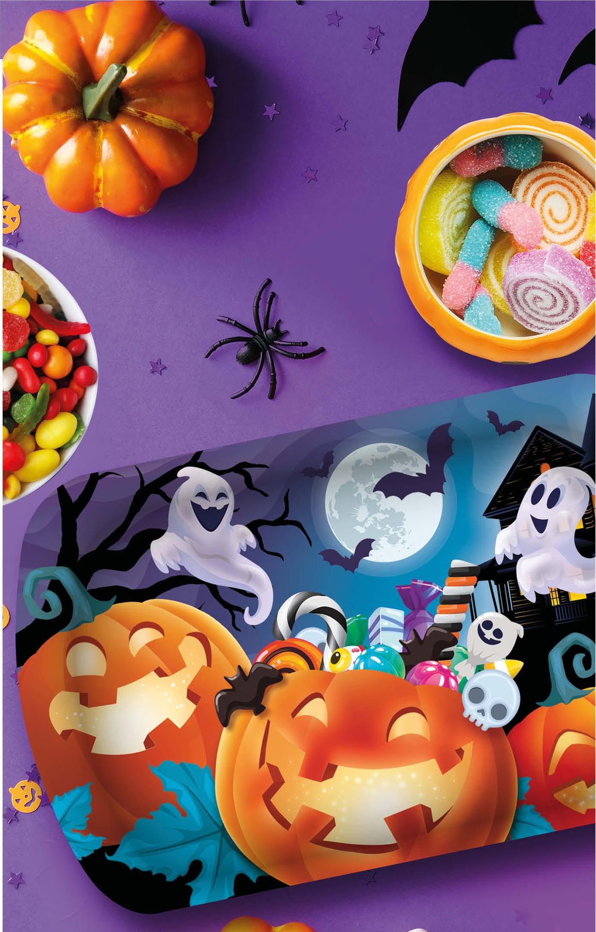 Halloween Trick Or Treat Dienblad