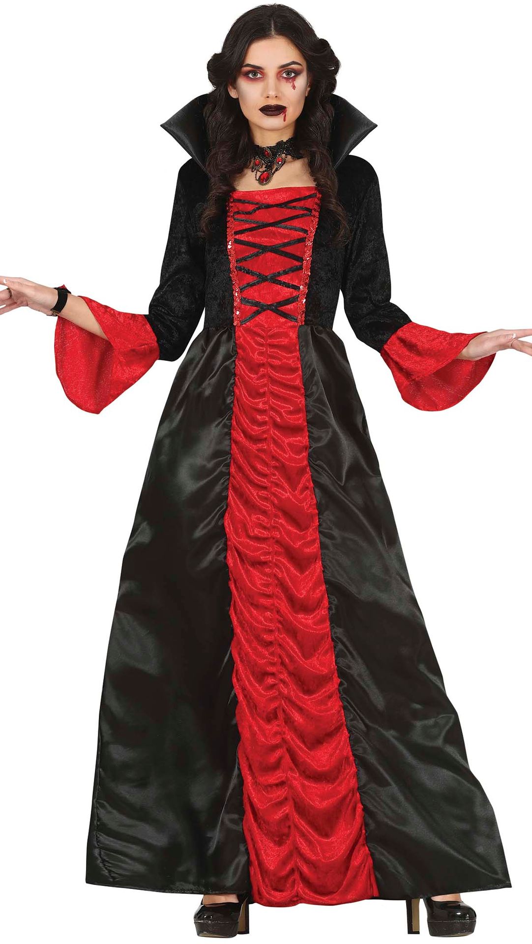 Halloween vampier jurk vrouw