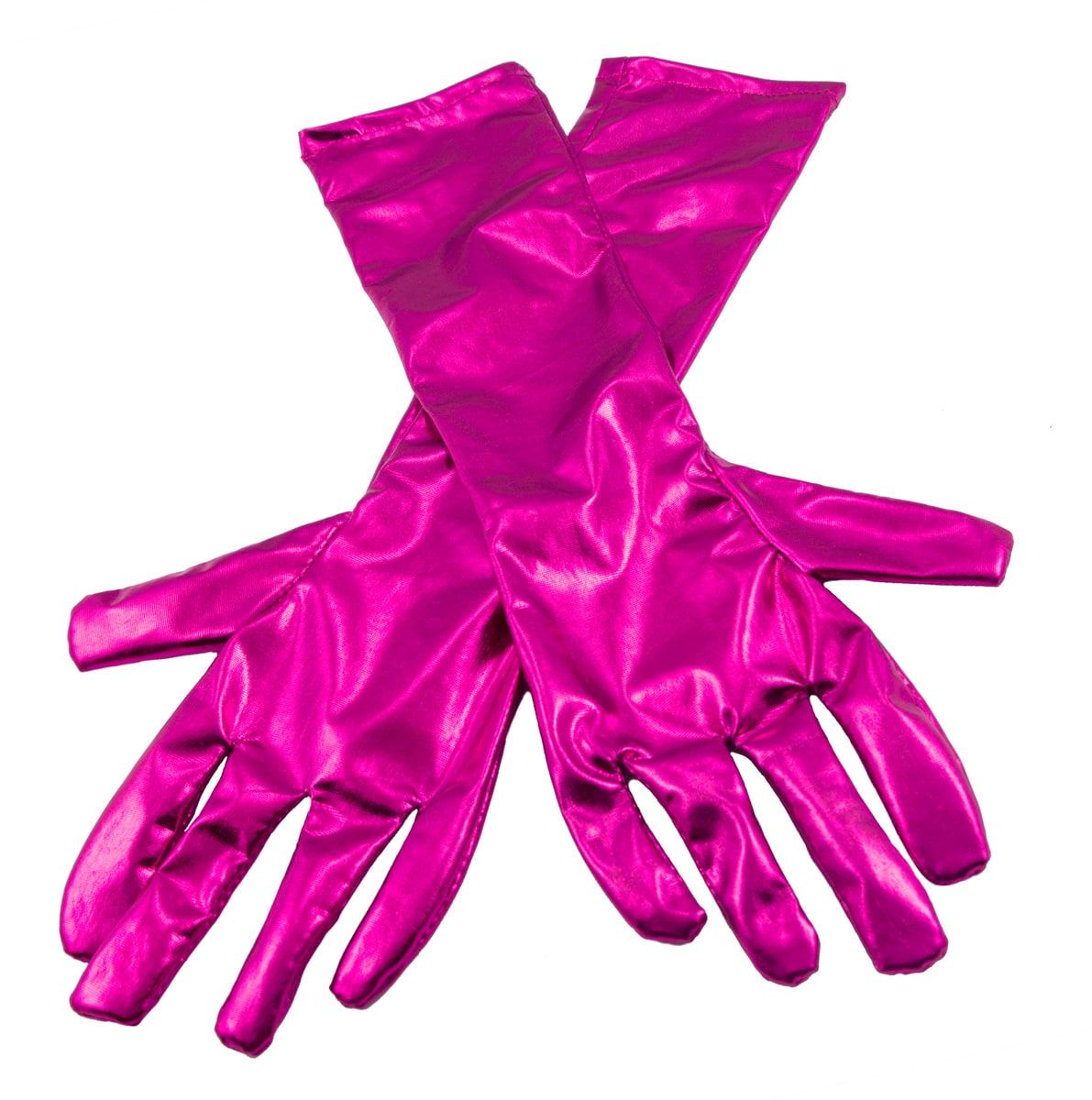 Handschoenen metallic roze