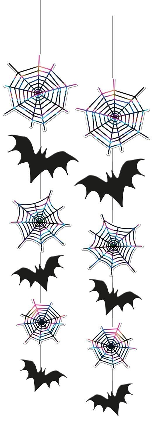 Hangdecoratie Halloween Spin en Vleermuis