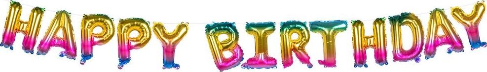 Happy Birthday Ballonnen Slinger