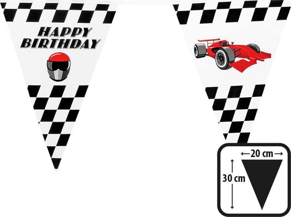 Happy Birthday' Formule 1 Vlaggenlijn 6M