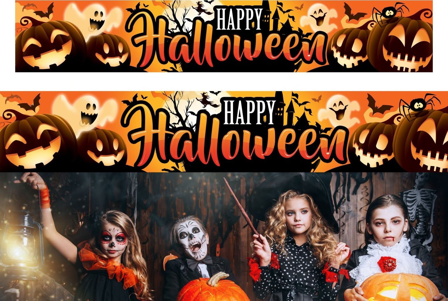 Happy Halloween Banner Decoratie