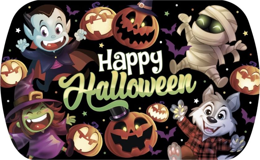 Happy Halloween Monsters Dienblad