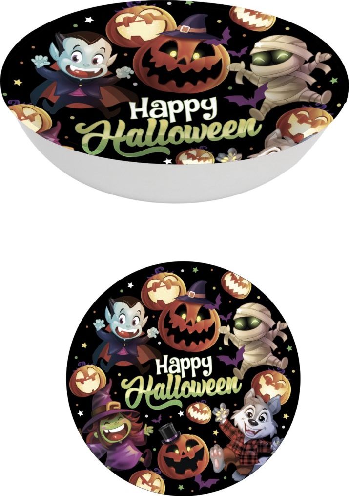 Happy Halloween Monsters Schaal
