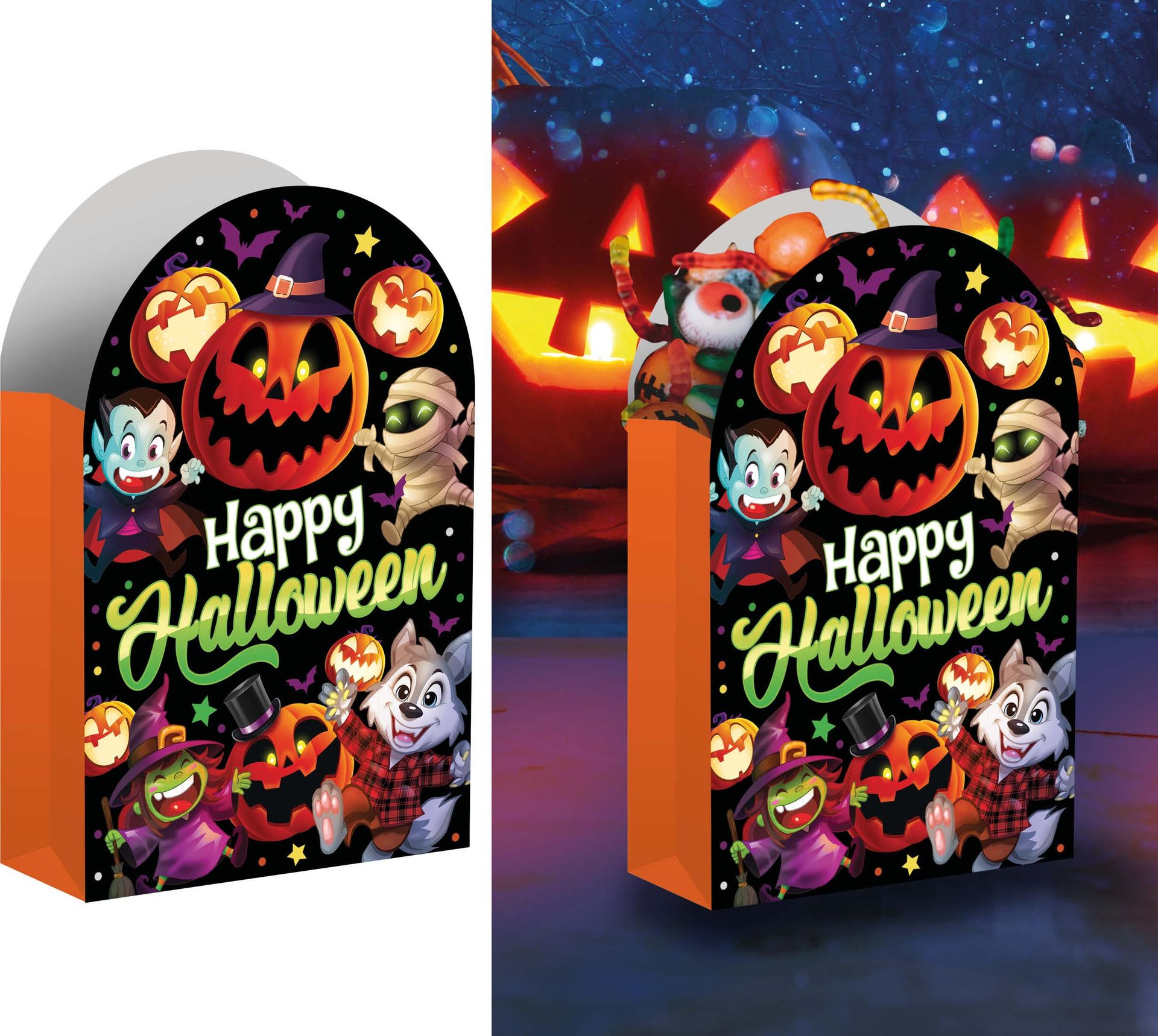 Happy Halloween Monsters Snoep Zakjes