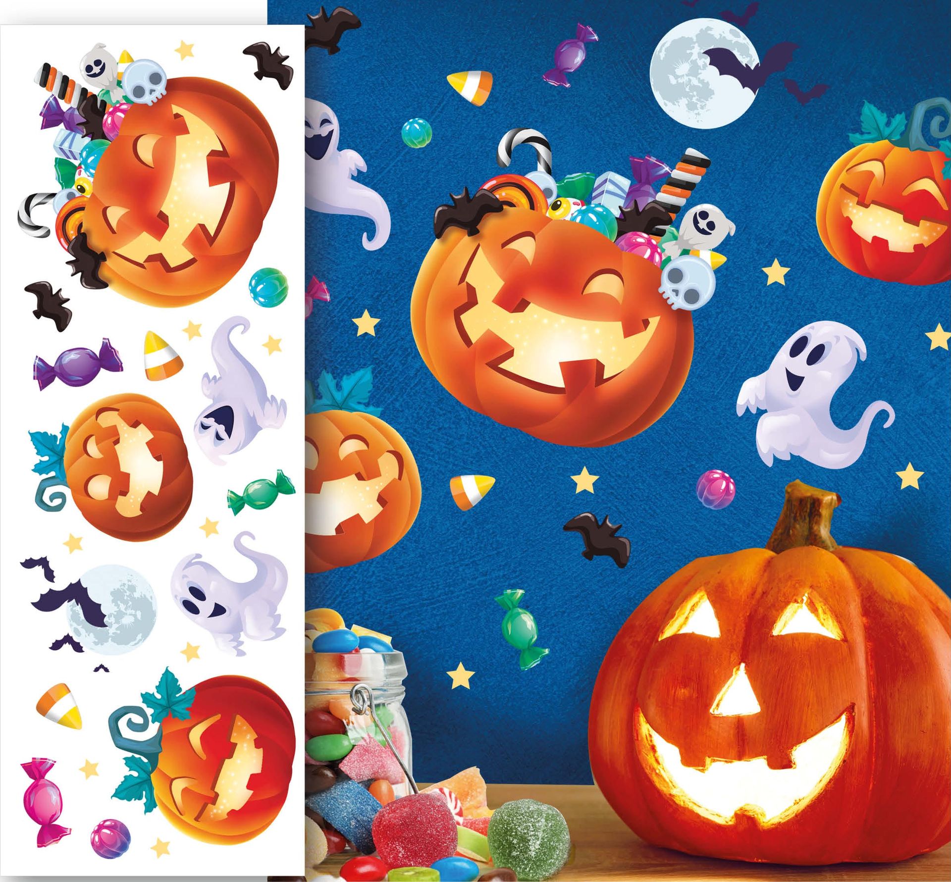Happy Halloween Muur Stickers