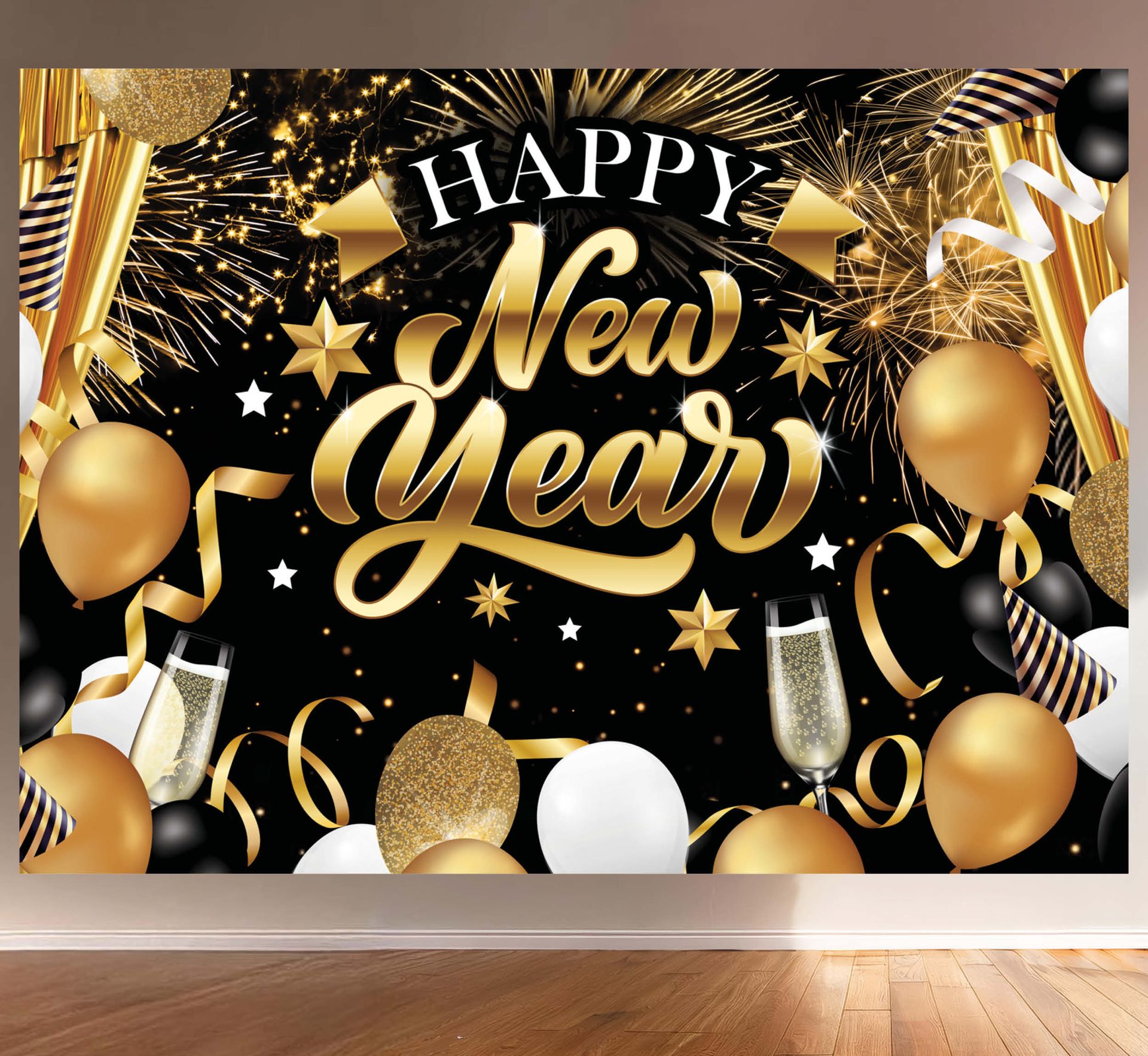 Happy New Year Foto Achtergrond