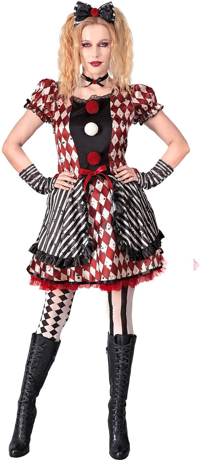 Harley Quinn Griezelig Kostuum Vrouwen