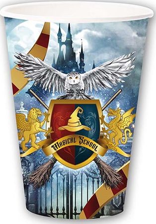 Harry Potter Magic School Partybekers 355ml