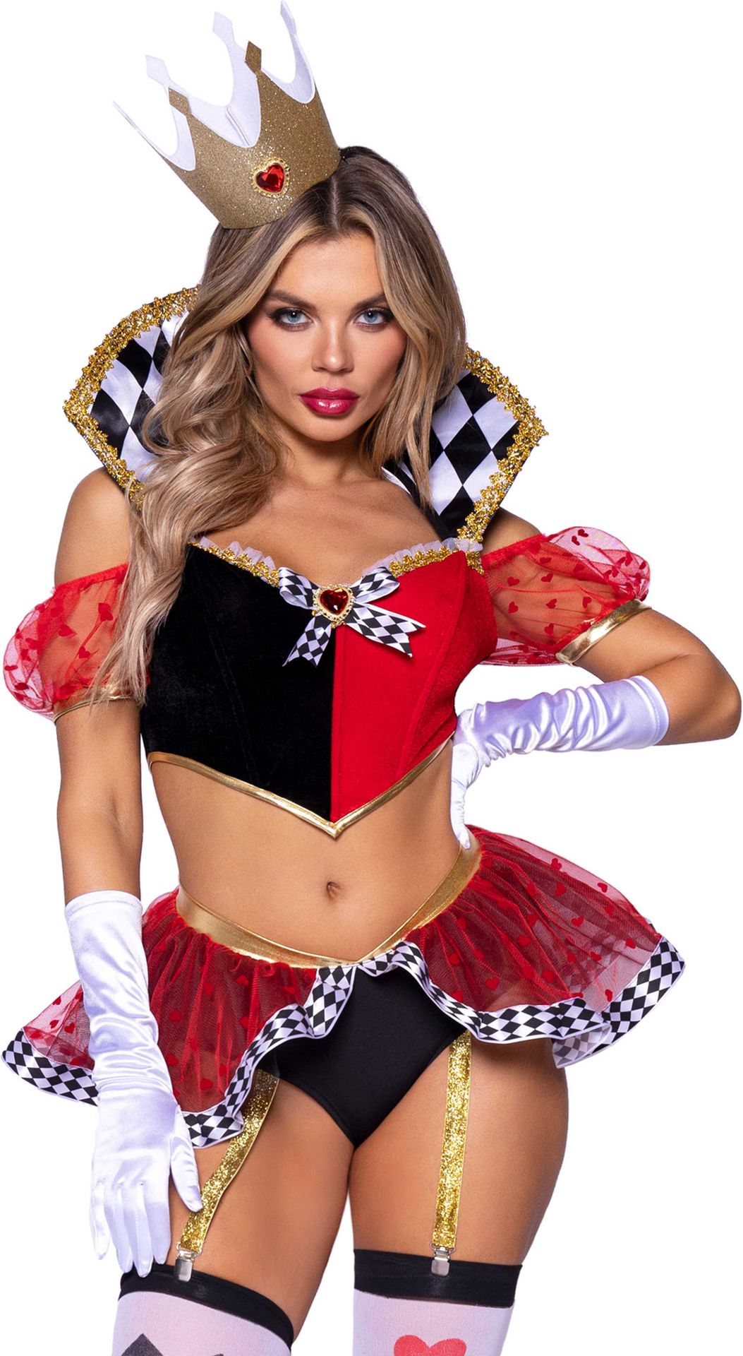 Harten Koningin Sexy Dames Outfit