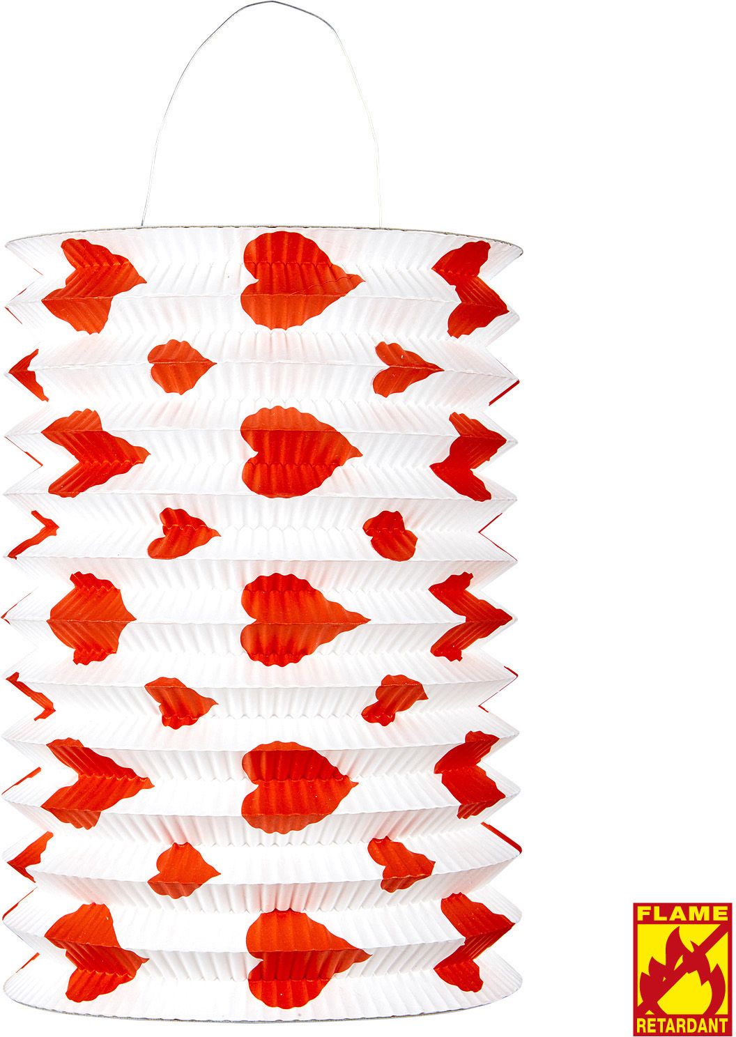 Harten Lampion 2 Stuks