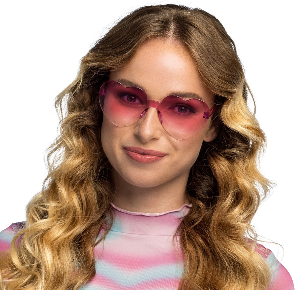 Hartenbril Roze