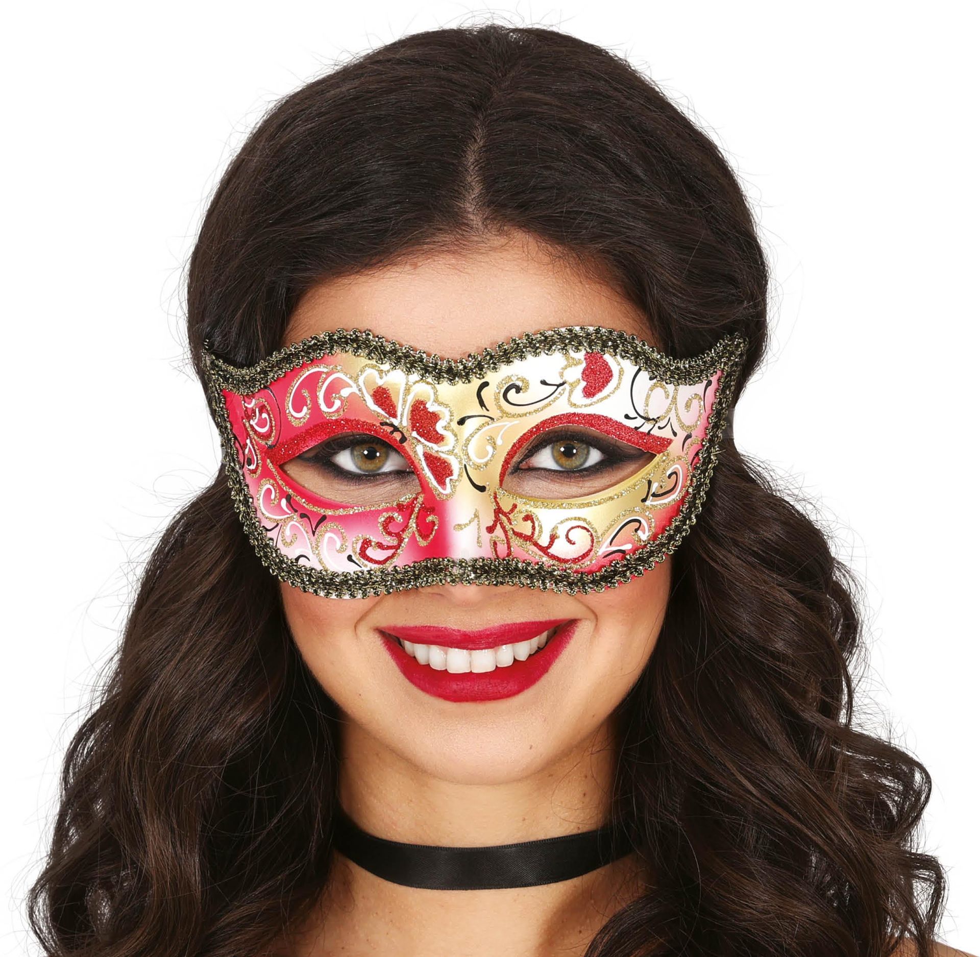 Hartenmasker Venetiaans Carnaval