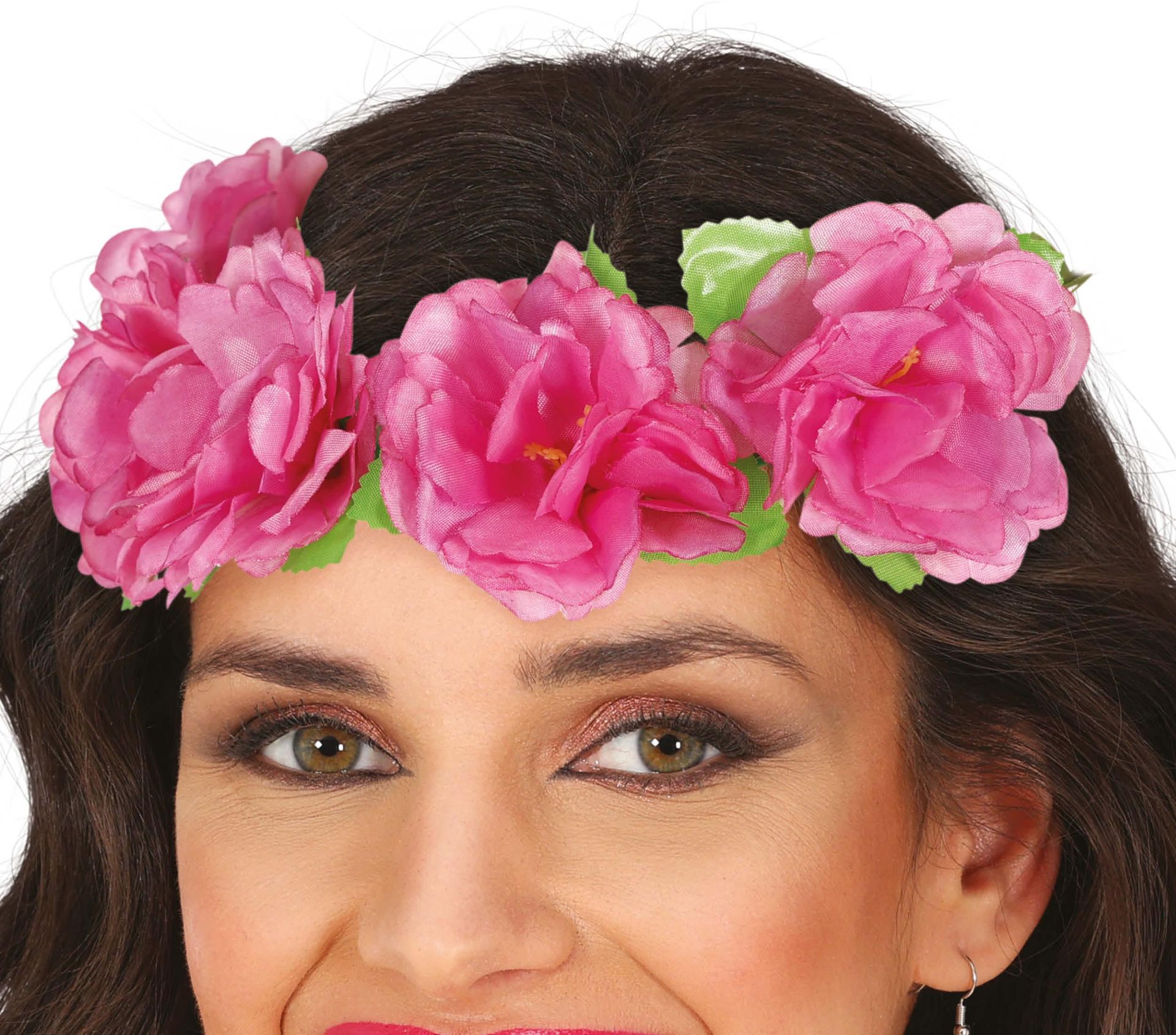 Hawaii Bloemenkroon Roze Volwassenen