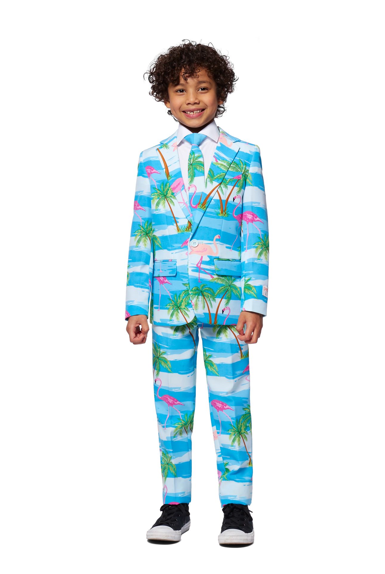 Hawaii Flamingo Opposuits Kostuum Jongens