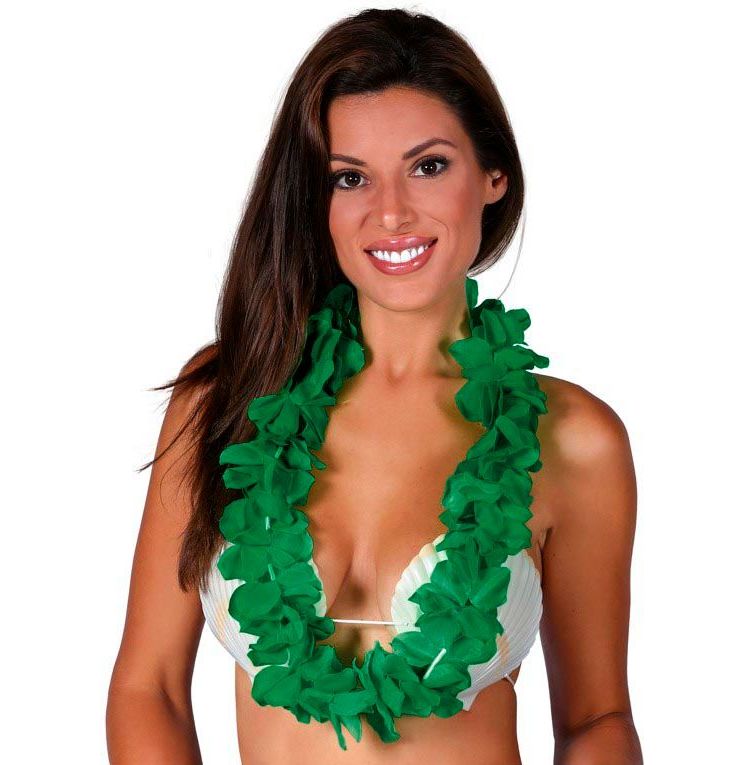 Hawaii Ketting Donkergroen