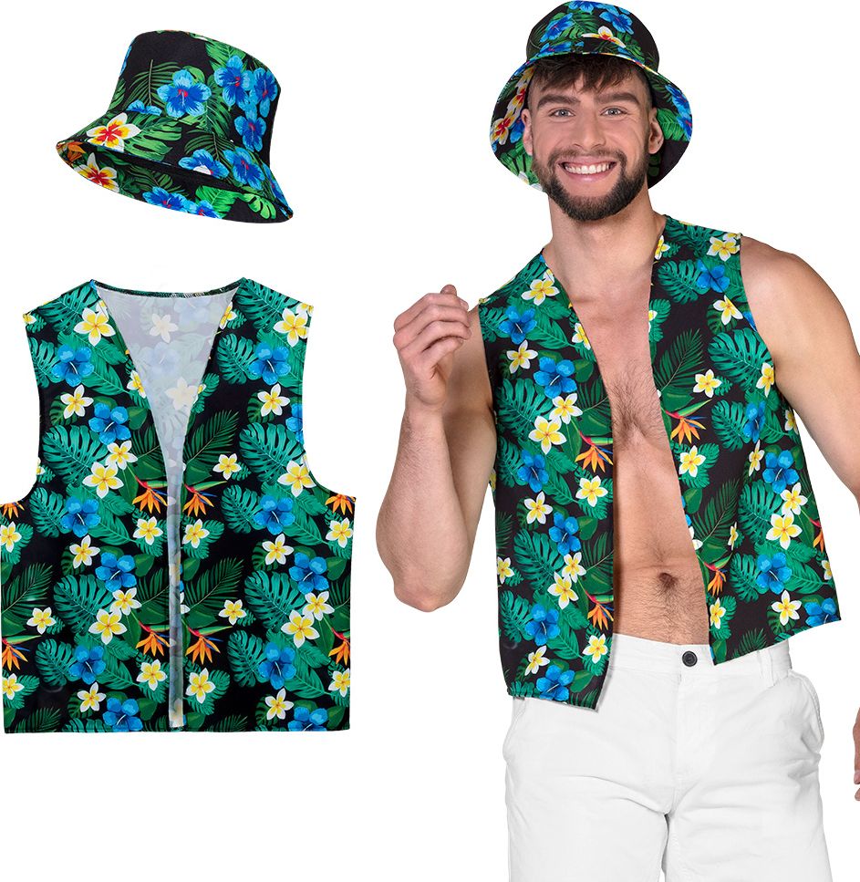 Hawaii Kostuum Tourist Volwassenen