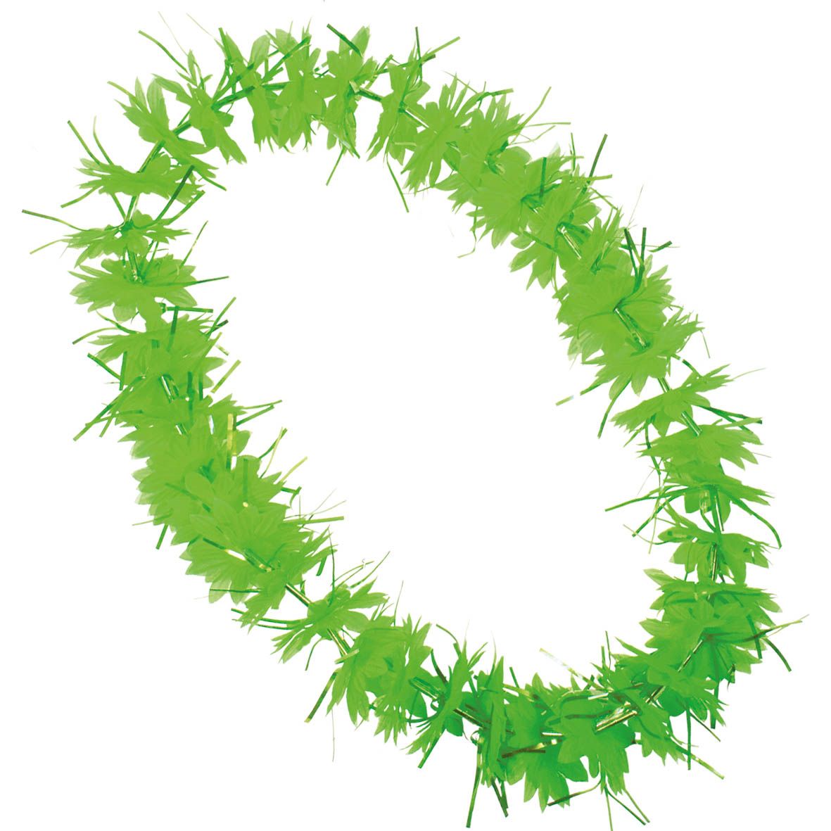 Hawaii Krans Groen met Glitters