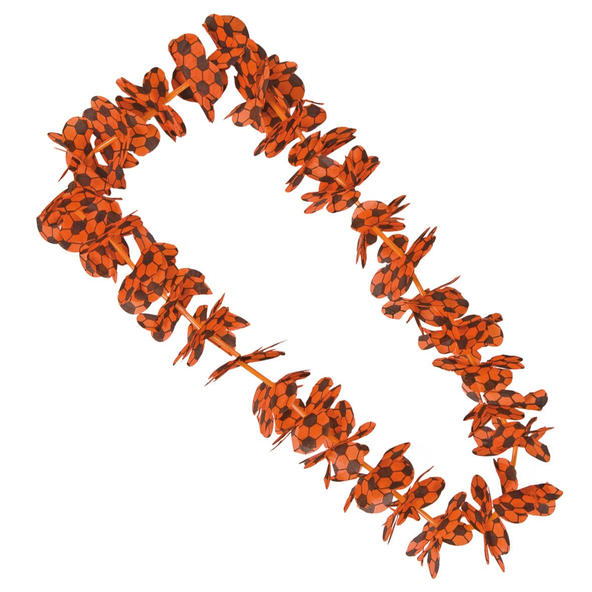 Hawaii Krans met Voetballen Oranje