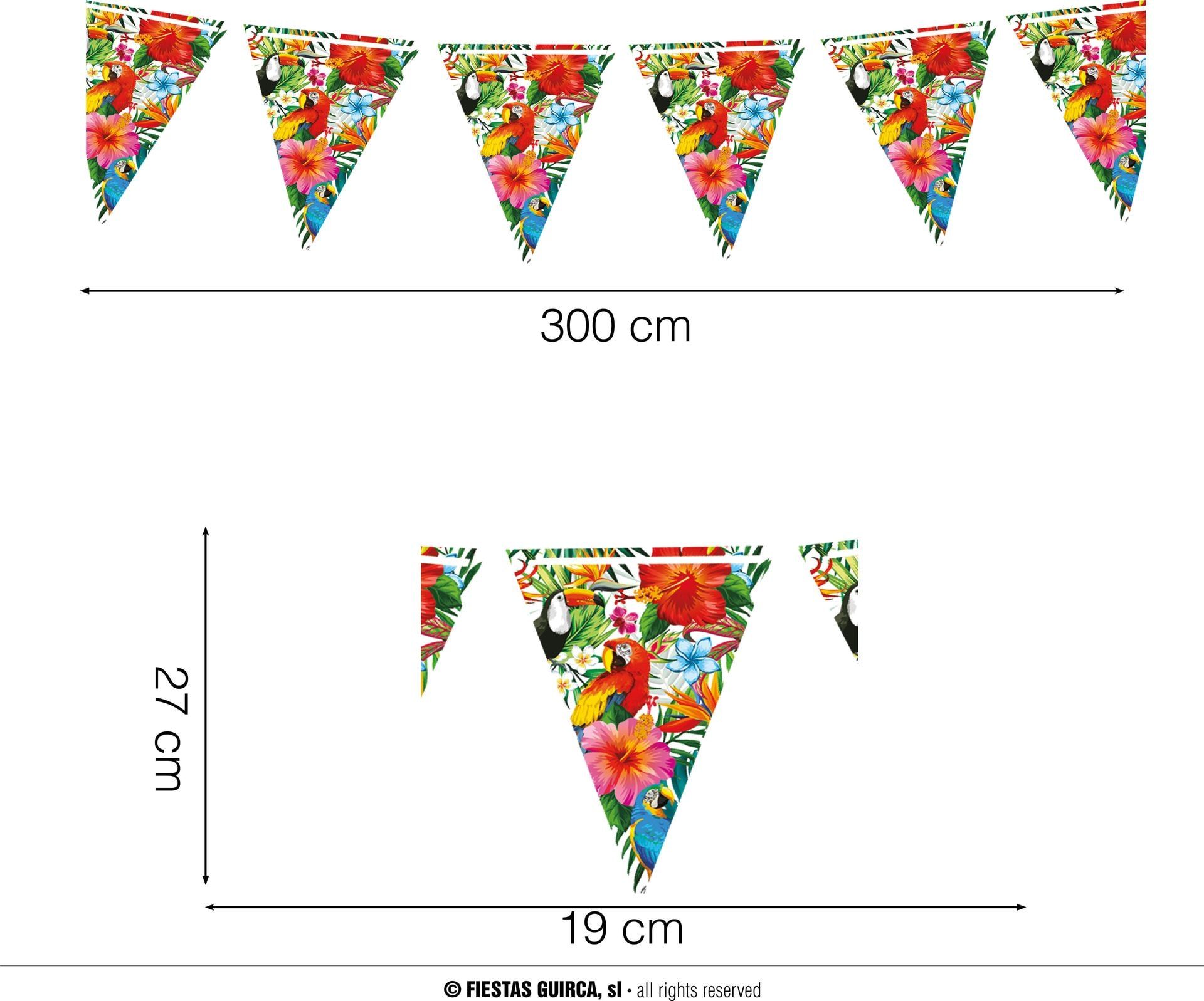 Hawaii Paradijs Vlaggenlijn