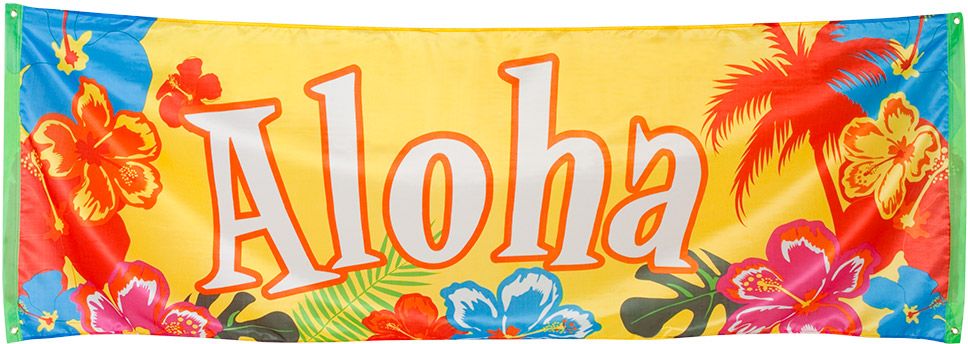 Hawaii thema party aloha banner