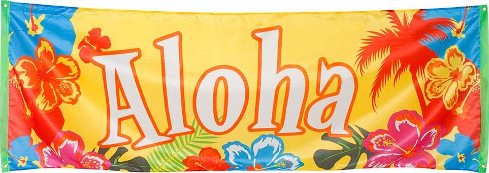 Hawaii Thema Party Aloha Banner