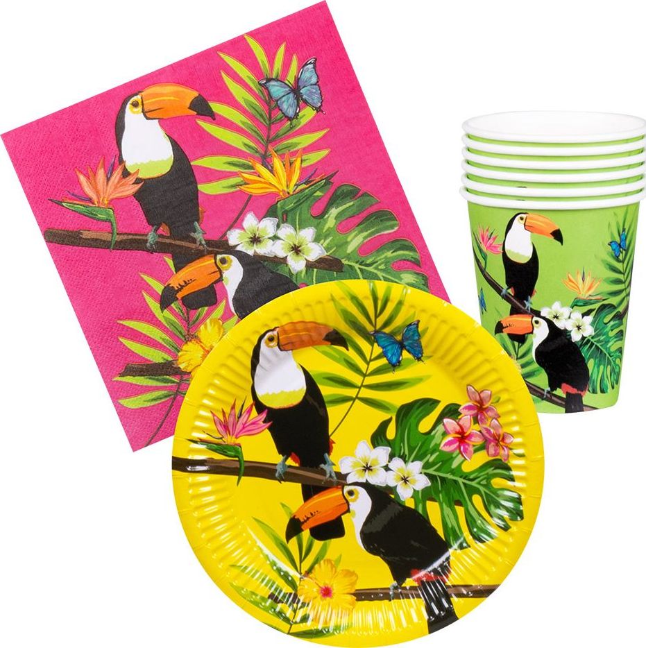 Hawaii Toekan Party Tafelset