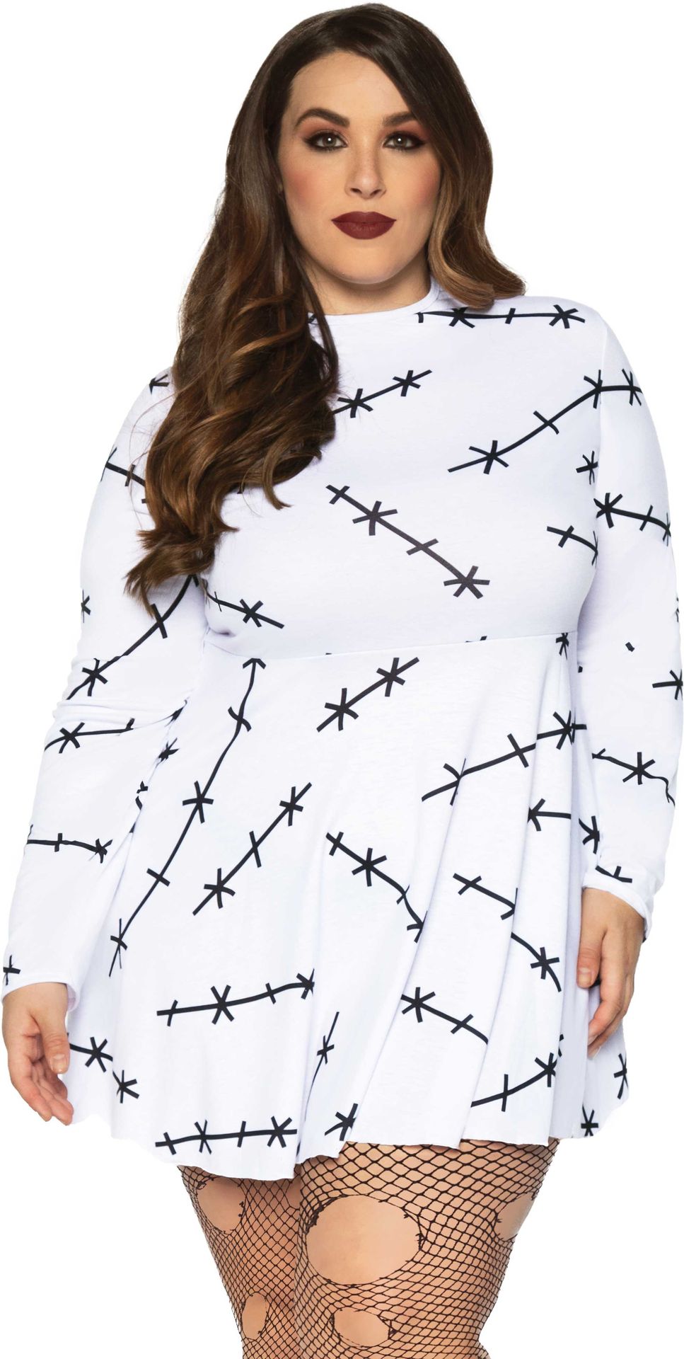 Hechtingen Poppen Jurk Plus Size