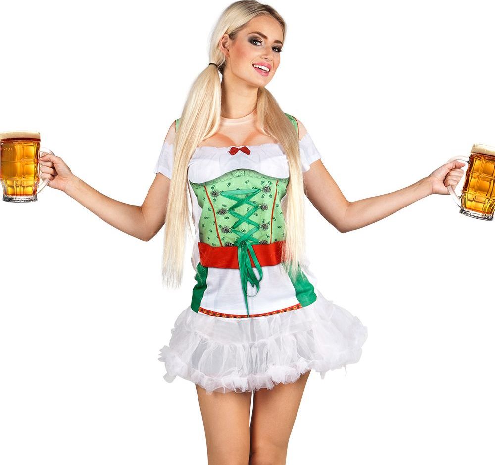 Heidi Tiroler Shirtje Groen