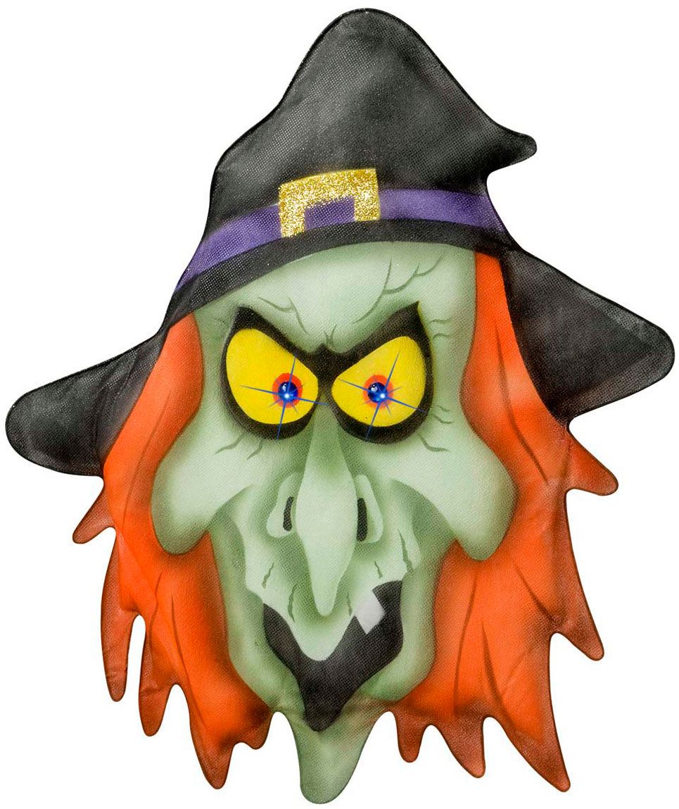 Heks Hoofd Halloween Decoratie
