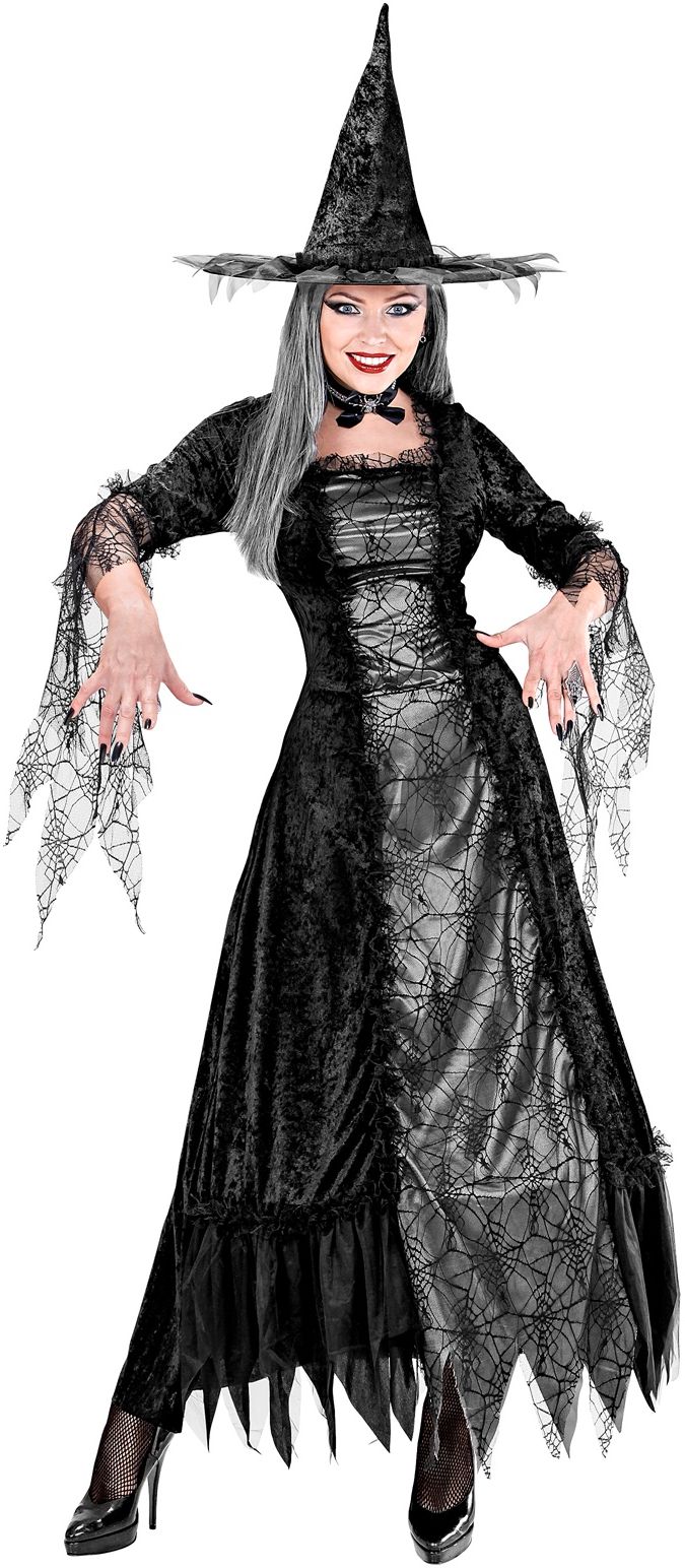 Heks Spinnenweb Kostuum