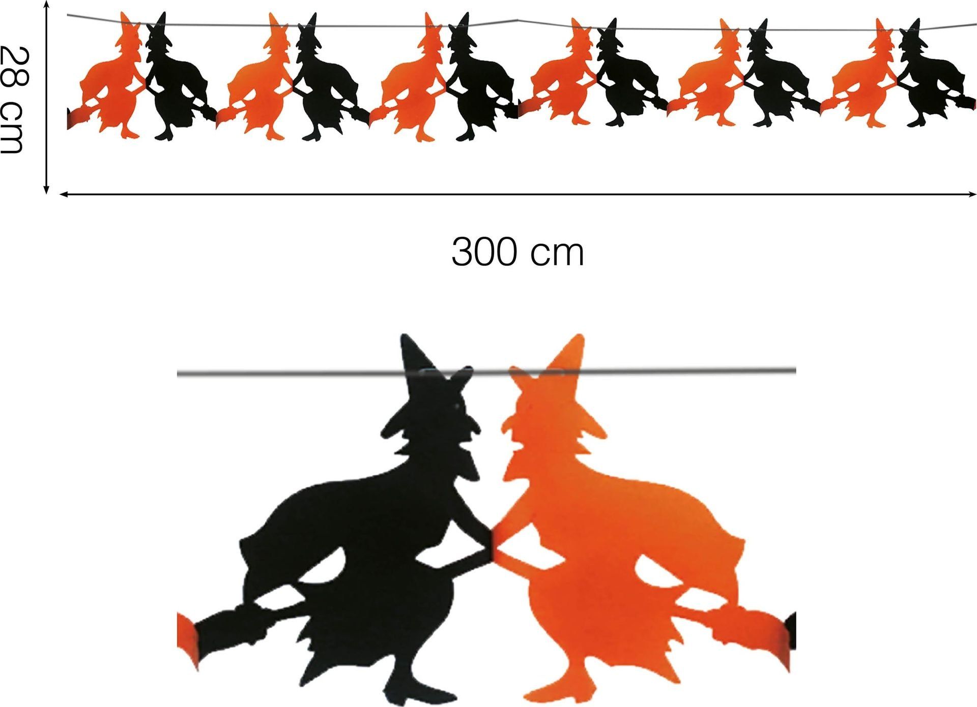 Heksen Halloween Guirlande