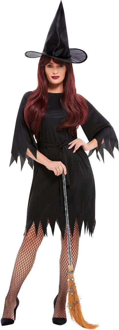 Heksen Kostuum Dames Zwart