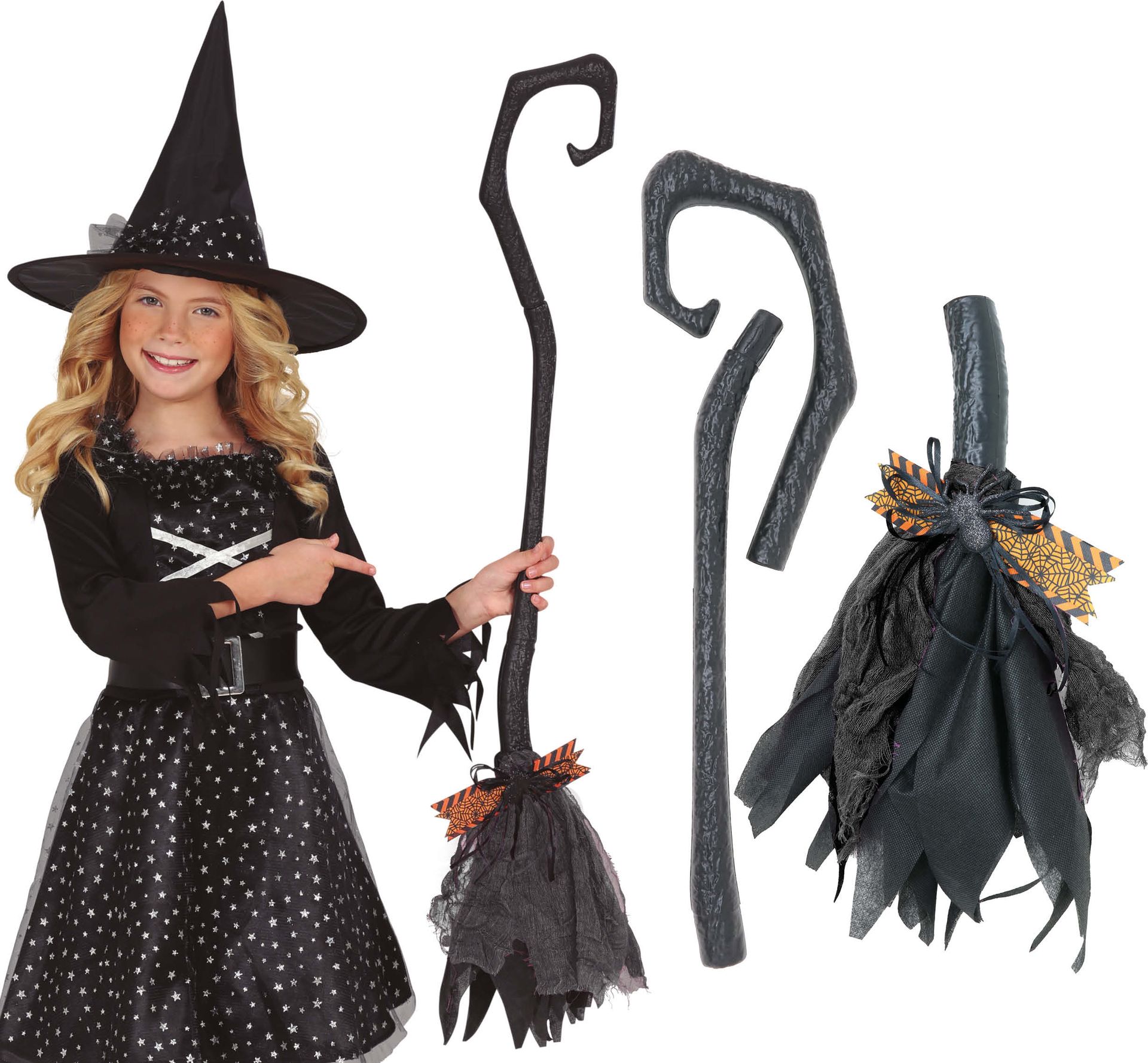 Heksenbezem Halloween Kinderen