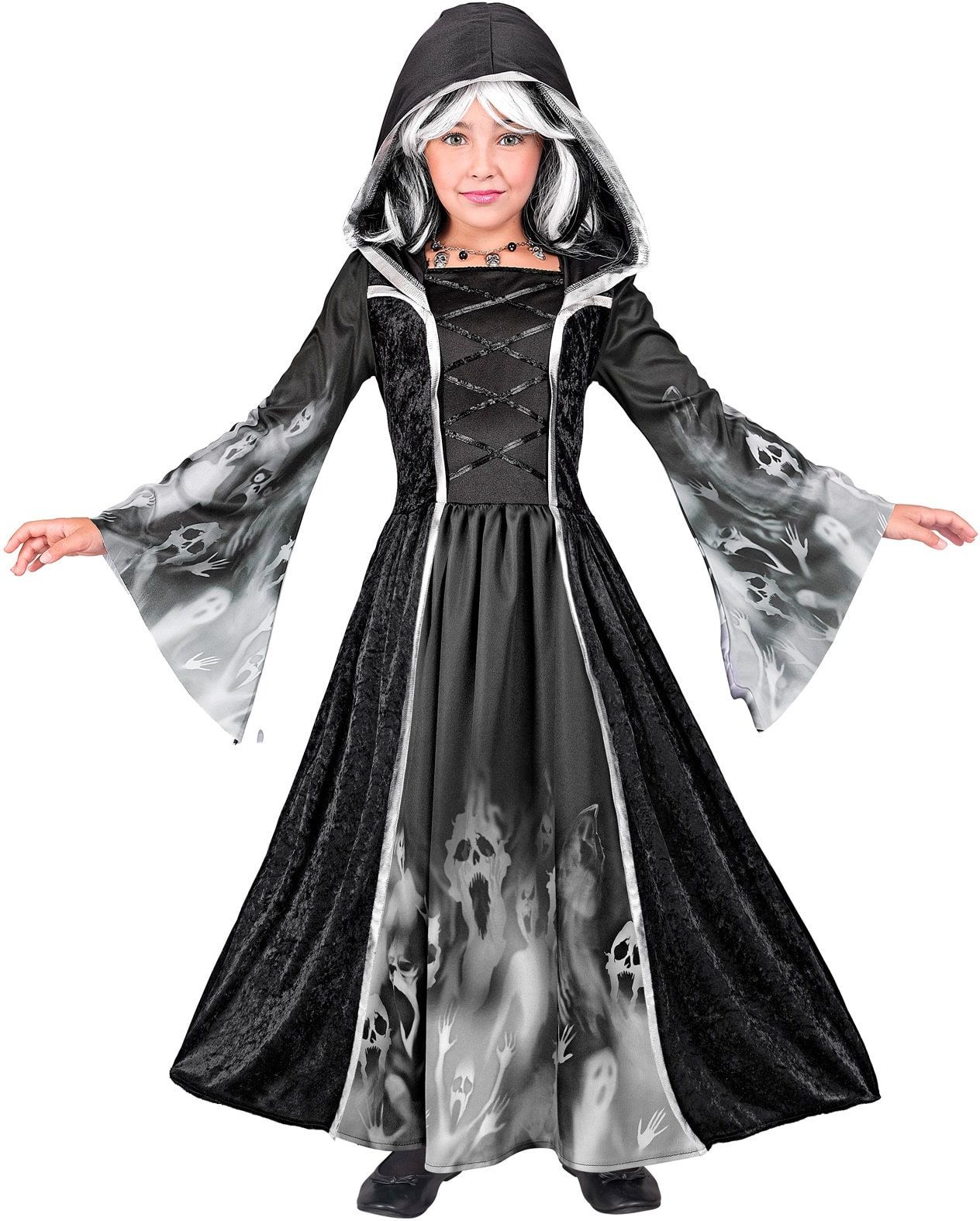 Heksenjurk Kostuum Halloween Zwart Meisjes