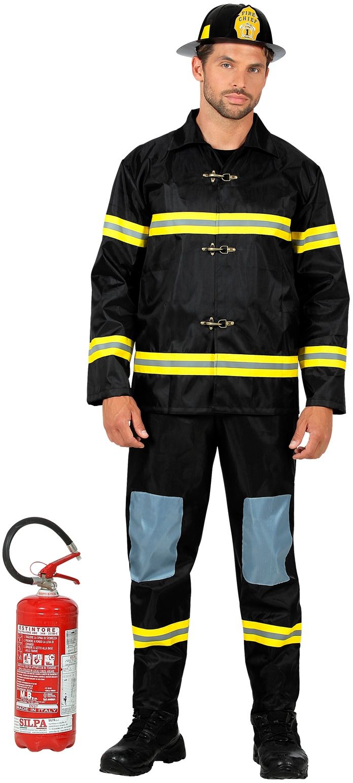 Heldhaftige brandweerman kostuum heren