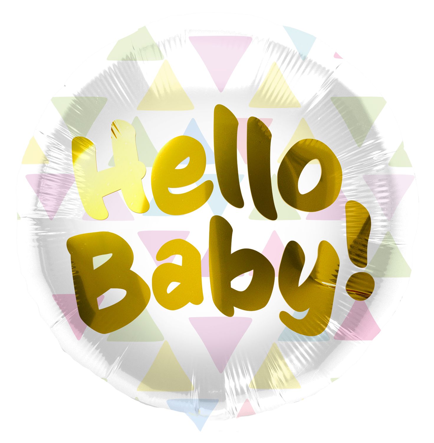 Hello baby pastel folieballon