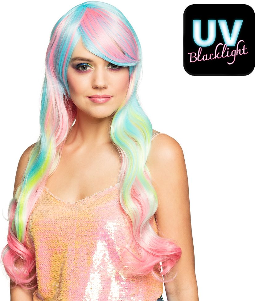 Hemelse Festival Pruik Lang