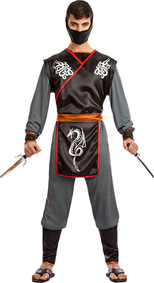 Heren Ninja Fugu Kostuum