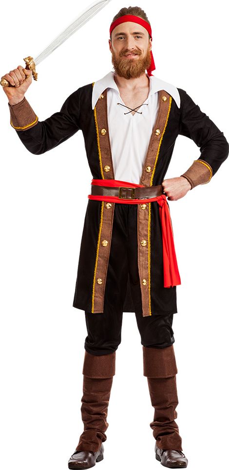 Heren Piraten Kostuum
