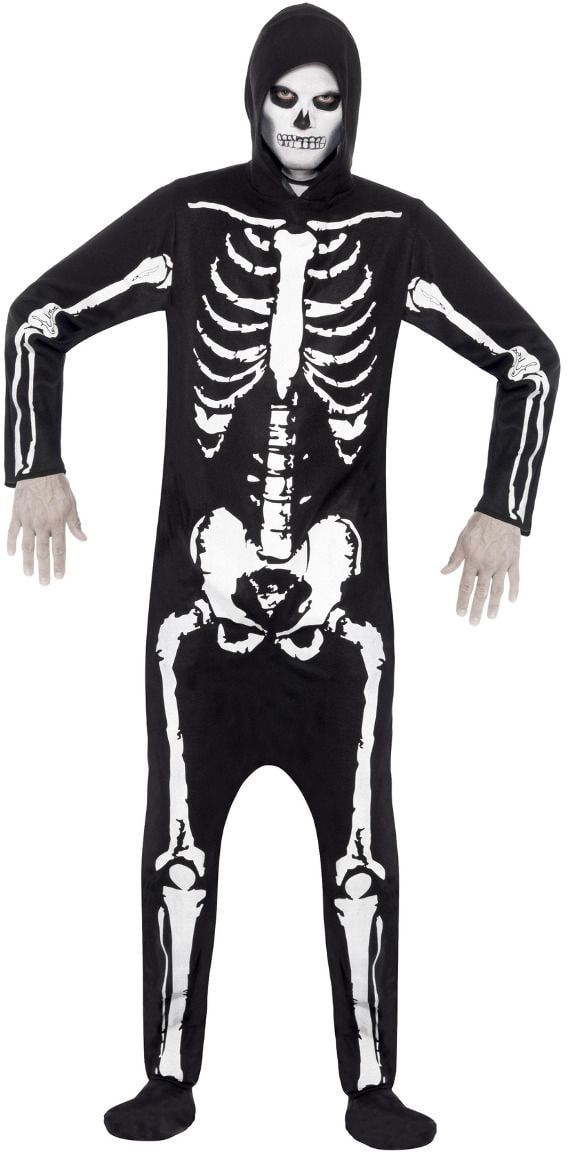 Heren skelet onesie