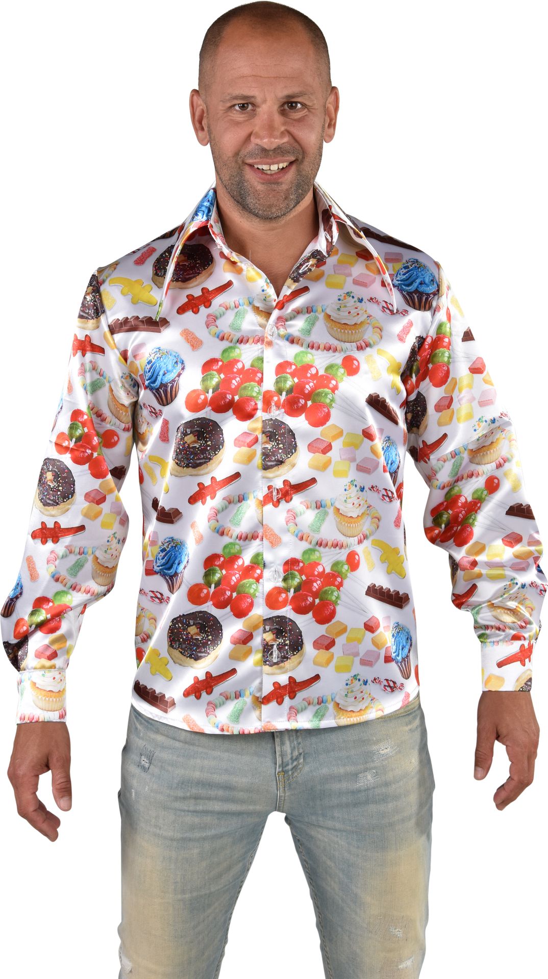 Herenblouse Snoepjes