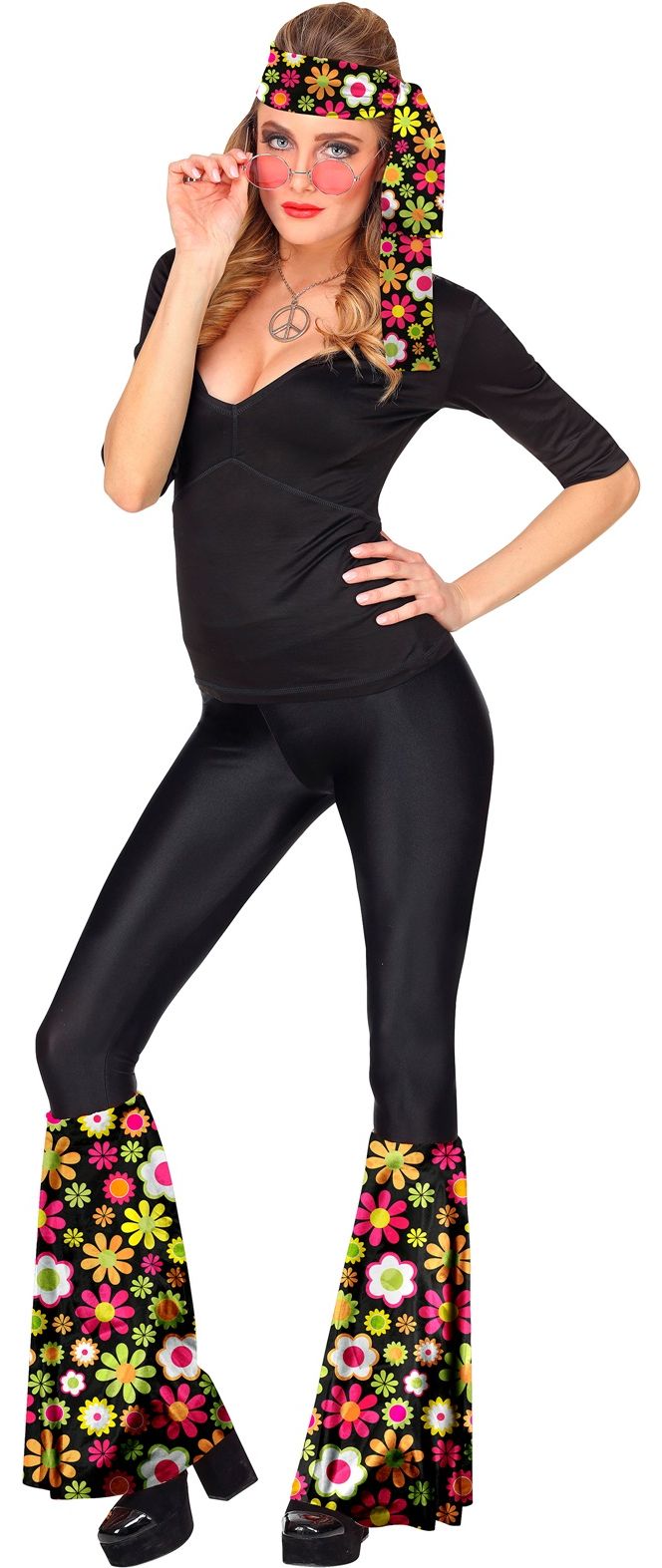 Hippie Bloemen Accessoire Setje